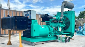เครื่องปั่นไฟสนาม(GENERATOR)CUMMINS USAขนาด 375 KVA เครื่องยนต์ดีเซลเทอร์โบ 6 สูบ แบตเตอรี่เบิกใหม่ พร้อมใช้งาน