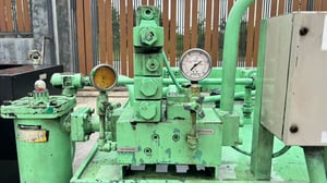 ชุดต้นกำลังปั้มน้ำมันไฮดรอลิค(PowerUnit)YUKEN JAPANขนาด 30 HP Press : 160 bar Tank 500 Litr 380Vงานตัดประมูลพร้อมใช้