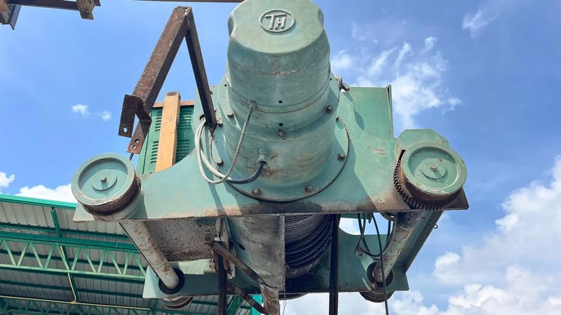 รอกสลิงไฟฟ้างานญี่ปุ่นT O Y O HOIST JAPAN ขนาด 15 ton (15000 kg) 4 ทิศทาง พร้อมหม้อแปลงไฟ 380V รอกสลิงไฟฟ้างานญี่ปุ่นT O Y O HOIST JAPAN ขนาด 15 ton (15000 kg) 4 ทิศทาง พร้อมหม้อแปลงไฟ 380V
