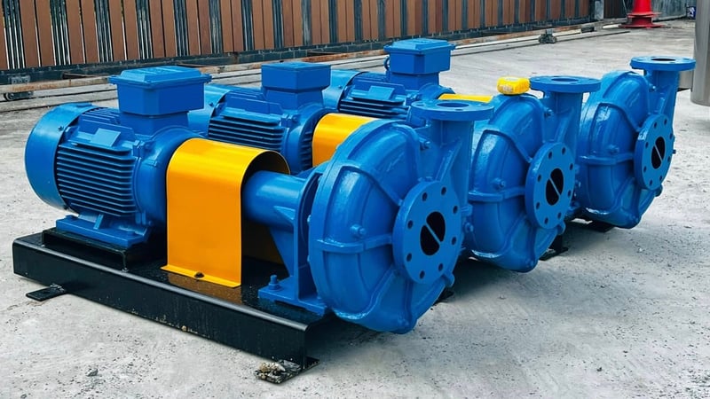 ชุดปั้มน้ำหอยโข่ง PACO PUMP USA  ขนาด 20 HP  4-3” ใบพัดทองเหลือง 380V เข้ามา 3 ชุด 