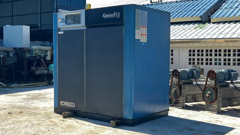 เครื่องปั้มลมสกรู(ScrewAirCompressor)KOBELCO JAPAN Model : VS 420A - 22  ขนาด 30 HP 380V