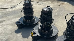 ปั้มเติมอากาศบ่อบำบัด SHINMAYWA JAPAN ขนาด 10 HP  ท่อ 3” 380V