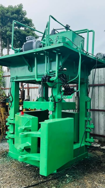 แท่นอัดไฮดรอลิคกระบอกคู่(Hydraulic_Press)รุ่นกระบอกคู่ 200 ton ชุดมอเตอร์ไฮดรอลิค 25 HP 380V