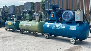 เครื่องปั้มลม 380Vเข้ามา 3 ตัว