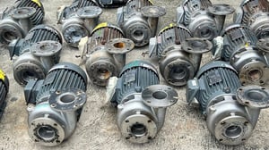 ปั้มน้ำหอยโข่งสเตนเลส TECO เรือนปั้มและใบพัดวัสดุสเตนเลส ขนาด 3 HP 380V ท่อเข้าออก 2.5”- 2” สภาพสวยงานตัดประมูล ปั้มน้ำหอยโข่งสเตนเลส TECO เรือนปั้มและใบพัดวัสดุสเตนเลส ขนาด 3 HP 380V ท่อเข้าออก 2.5”- 2” สภาพสวยงานตัดประมูล