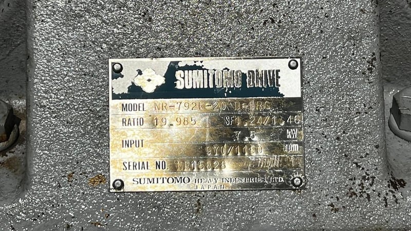 ชุดมอเตอร์เกียร์ทดกำลังSUMITOMO JAPANงานเดิมติดตั้งใช้งานเป็นลิฟท์โดยสาร มีระบบเบรค380V เข้ามา 7 ชุด ชุดมอเตอร์เกียร์ทดกำลังSUMITOMO JAPANงานเดิมติดตั้งใช้งานเป็นลิฟท์โดยสาร มีระบบเบรค380V เข้ามา 7 ชุด