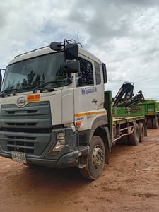 UD CWE 350 แรงม้า รถบรรทุก หัวลาก 10 ล้อ (ติดเฮี้ยบ) +หางพื้นเรียบ ปี 2022 (เจ้าของขายเอง)