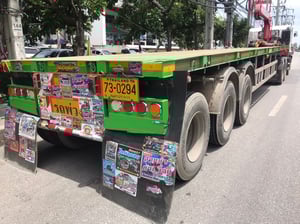 ขายด่วน หัวลากติดเครน+หางพื้นเรียบ (เจ้าของขายเอง)