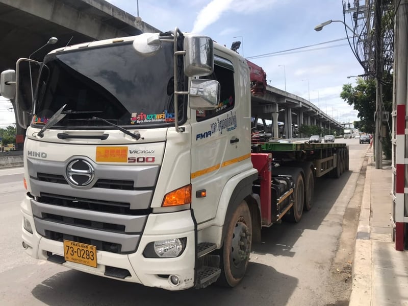 ขายด่วน หัวลากติดเครน+หางพื้นเรียบ (เจ้าของขายเอง)