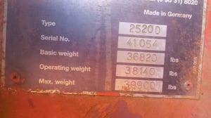 รถบด HAMM 2520D 2 เพลา สั่นสะเทือน 