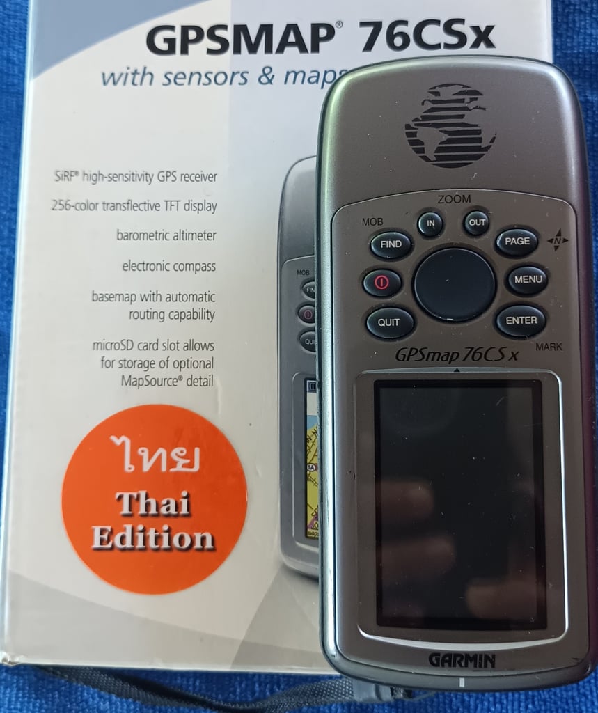 Garmin GPS Max 76 csx เครื่องศูนย์ไทย เมนูไทยมือสอง