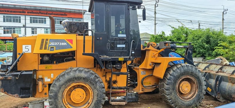 ขายตามสภาพ ราคาพิเศษ! รถตักล้อยาง JGM738K เอกสารเล่มทะเบียนครบ เครื่องต้องเช็ค