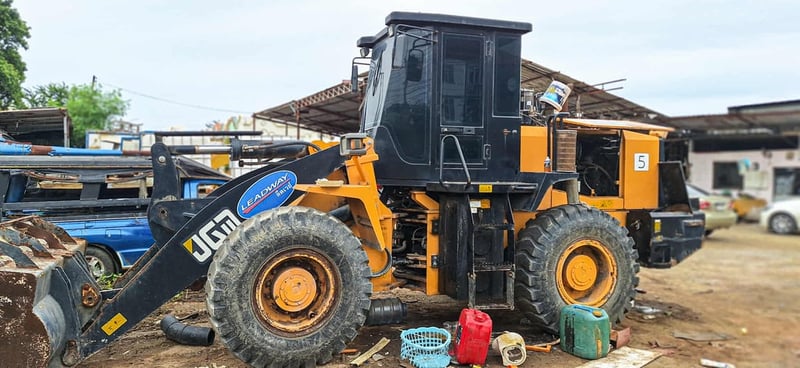 ขายตามสภาพ ราคาพิเศษ! รถตักล้อยาง JGM738K เอกสารเล่มทะเบียนครบ เครื่องต้องเช็ค