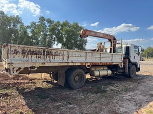 ขาย 800,000 บาท Isuzu FTR.220 แรง ปี 57 แก๊ส CNG โรงงาน วิ่ง 139,287 กม