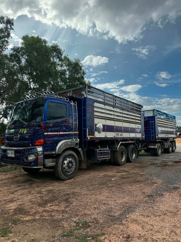 จดปี 61 ขายรถพ่วง HINO FM1AN1D-SHT หางพ่วงดัมพ์ SHK-303-FD-650 จดปี 61 ขายรถพ่วง HINO FM1AN1D-SHT หางพ่วงดัมพ์ SHK-303-FD-650