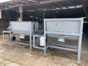 เครื่องผสมปุ๋ย รุ่น KT 200 ถังและชุดกวนSUS304 