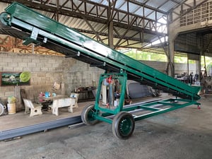 สายพานลำเลียง ใช้ขนถ่ายวัตถุดิบงานต่างๆ 