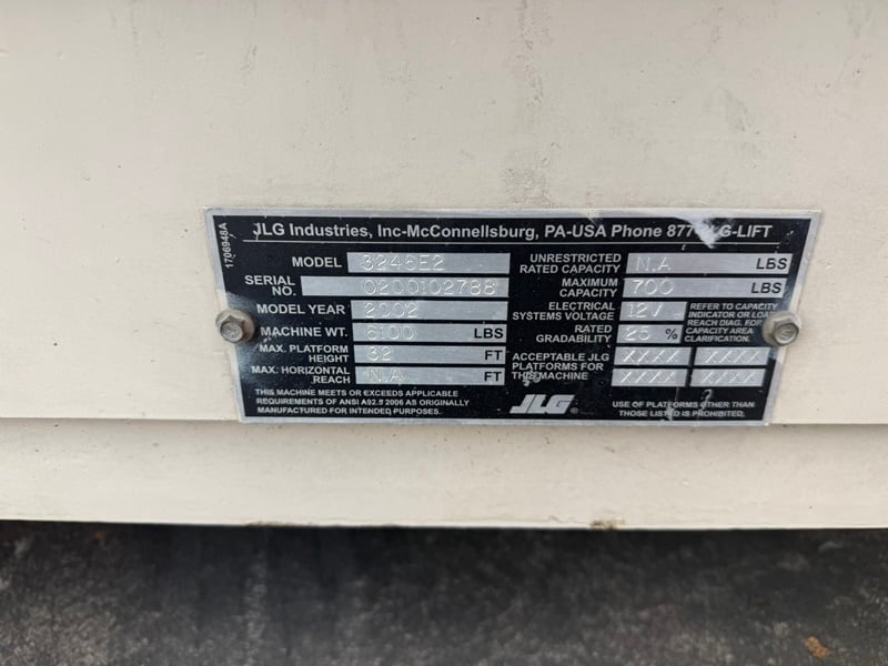 JLG Scissor lift - 3246E2 ลิฟท์ ขากรรไกร 10 เมตร by OEK 098-5625920