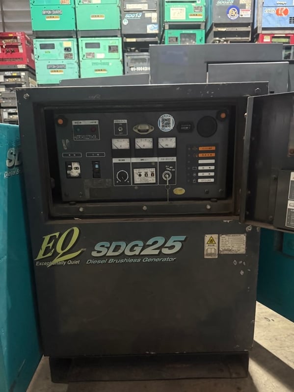 SDG25S  เครื่องปั่นไฟ แอร์แมน genset ขนาด 20KVA 25KVA OEK 098-5625920 