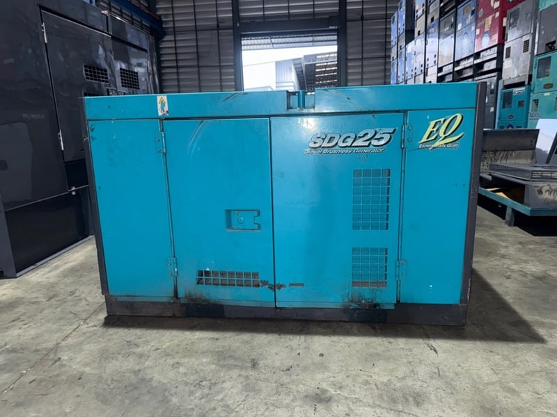 SDG25S  เครื่องปั่นไฟ แอร์แมน genset ขนาด 20KVA 25KVA OEK 098-5625920 