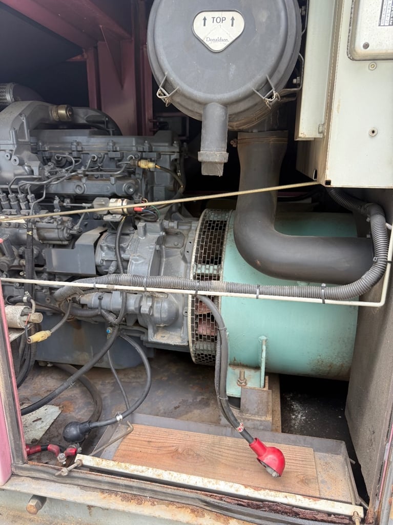 DCA125USH เครื่องปั่นไฟ Denyo genset ขนาด 100KVA 125KVA OEK 098-5625920 