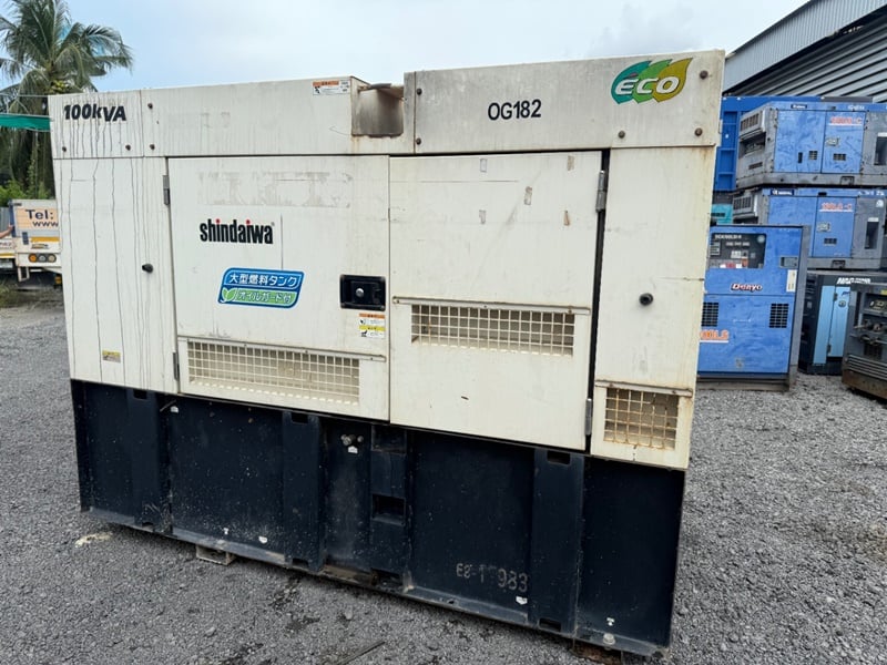 DGM1000MI-P :เครื่องปั่นไฟ Shidaiwa genset 80KVA 100KVA OEK 098-5625920 