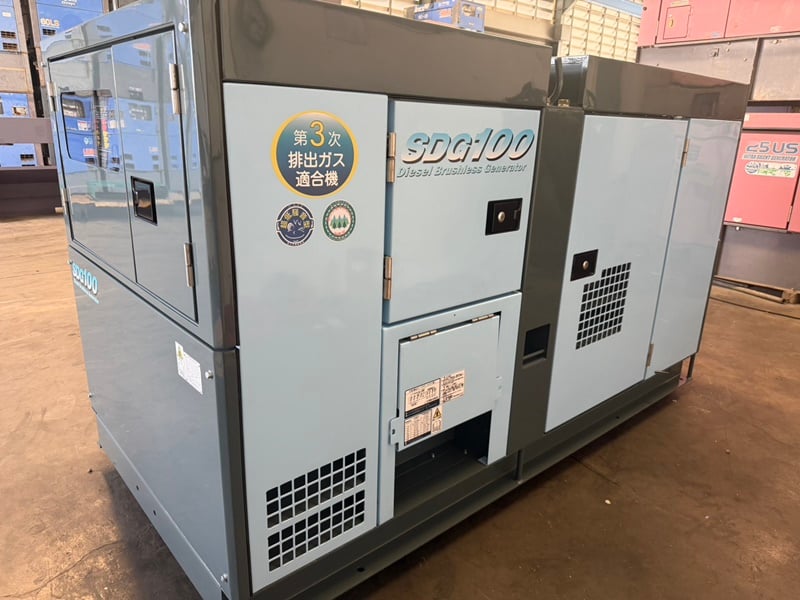 SDG100S :เครื่องกำเนิดไฟฟ้า แอร์แมน genset 80kva. 100kva. by OEK 098-5625920