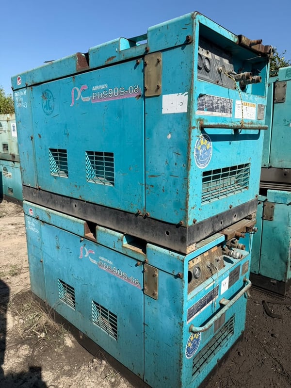 เครื่องปั๊มลม PDS90S, Denyo DIS90AC 7บาร์ 90cfm. by OEKshop