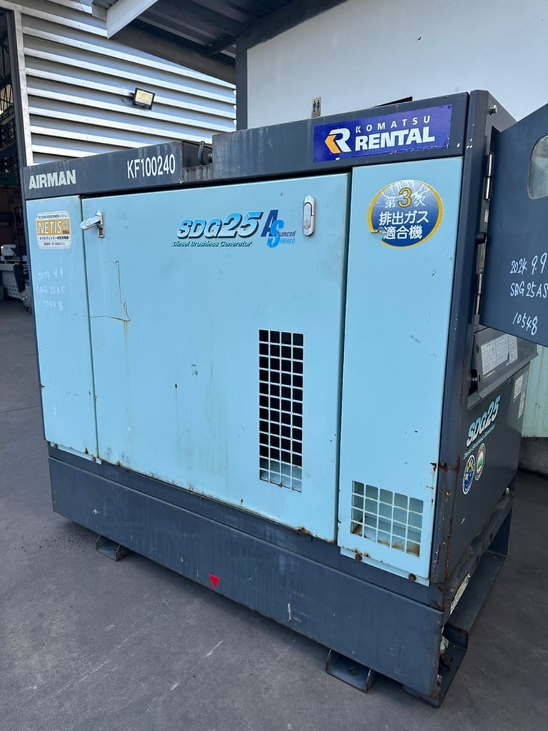 SDG25AS-7B1 - เครื่องกำเนิดไฟฟ้า Denyo genset ขนาด 20KVA 25KVA OEK 098-5625920 