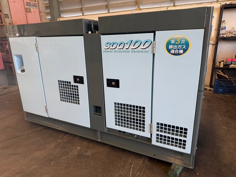 SDG100S :เครื่องกำเนิดไฟฟ้า แอร์แมน genset 80kva. 100kva. by OEK 098-5625920