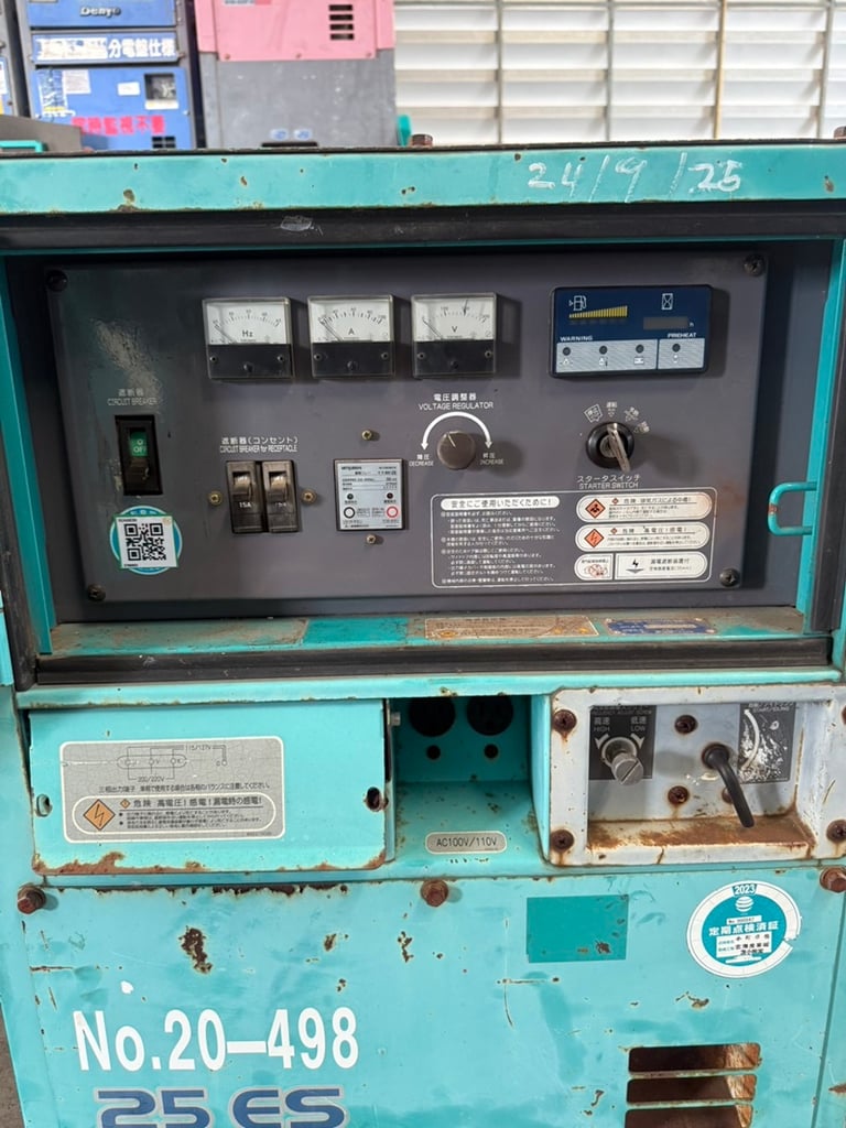 DCA25ESK- เครื่องกำเนิดไฟฟ้า Denyo ขนาด 20KVA 25KVA OEK 098-5625920 