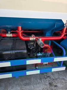 รถเเท๊งค์น้ำ ฮีโน่FM1A 344 2เพลาปี57 ถังใหม่15,000ลิตร รถพร้อมใช้ 