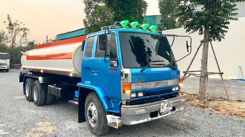 Vาย รถสิบล้อน้ำ Isuzu ร็อคกี้ 175 เครื่อง 6BG1 เทอร์โบว์ 1เพลา เบรคทิฟฟี่เดก้า แฮร์ใหม่ ติดฟิลม์ใหม่ ทะเบียนเป็นรถน้ำ ทะเบียนเต็ม เอกสาร พร้อมโอน 