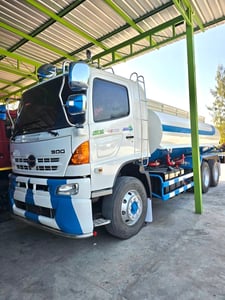 รถเเท๊งค์น้ำ ฮีโน่FM1A 344 2เพลาปี57 ถังใหม่15,000ลิตร รถพร้อมใช้ 