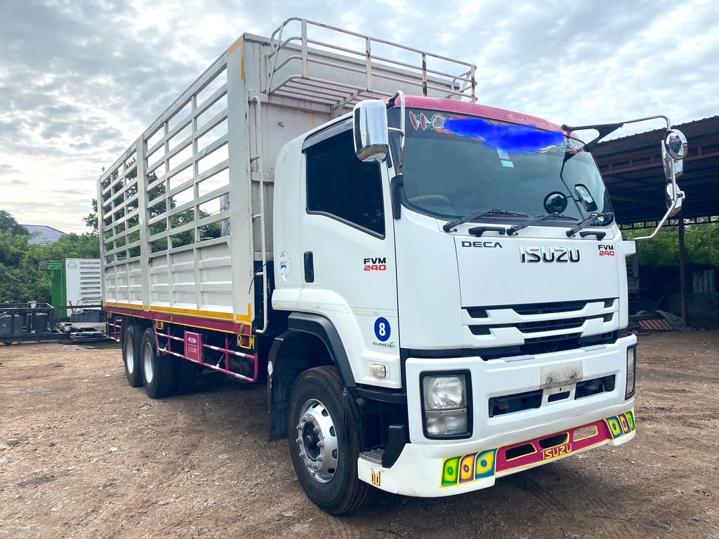 FVM 240 เเรง  เพลาเดียว 7.8เมตรปี 61 