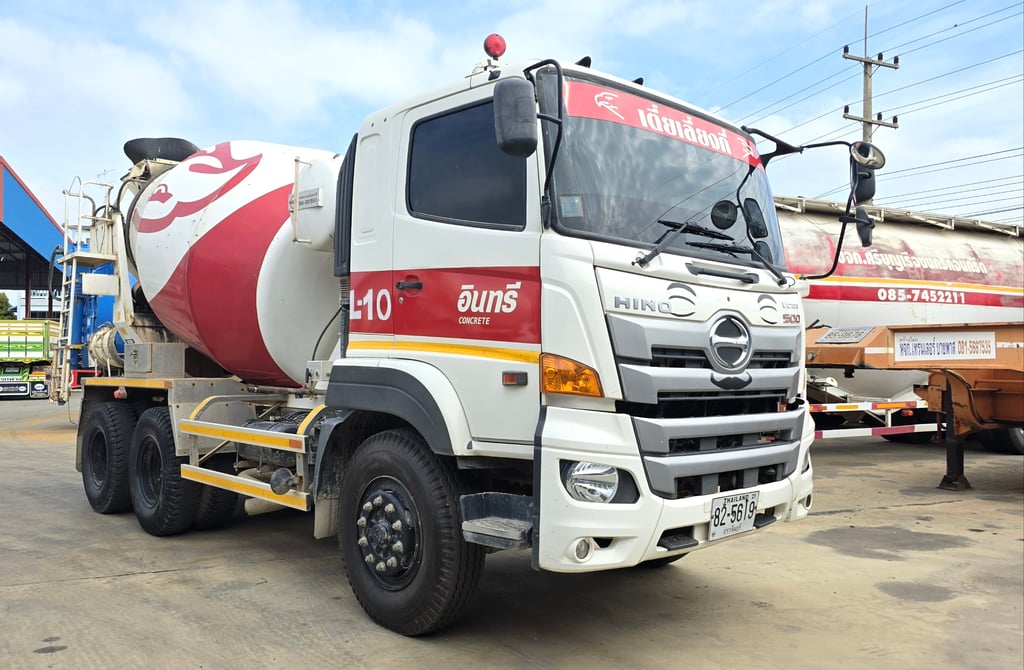 รถโม่ปูน ฮีโน344ปี63 4คัน ปี63 โม่7คิว รถพร้อมใช้ 