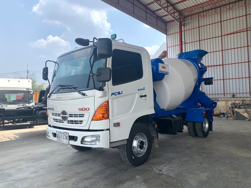 รถโม่หกล้อ ฮีโน่ FC9j 175ปี57 โม่NSK รถพร้อมใช้