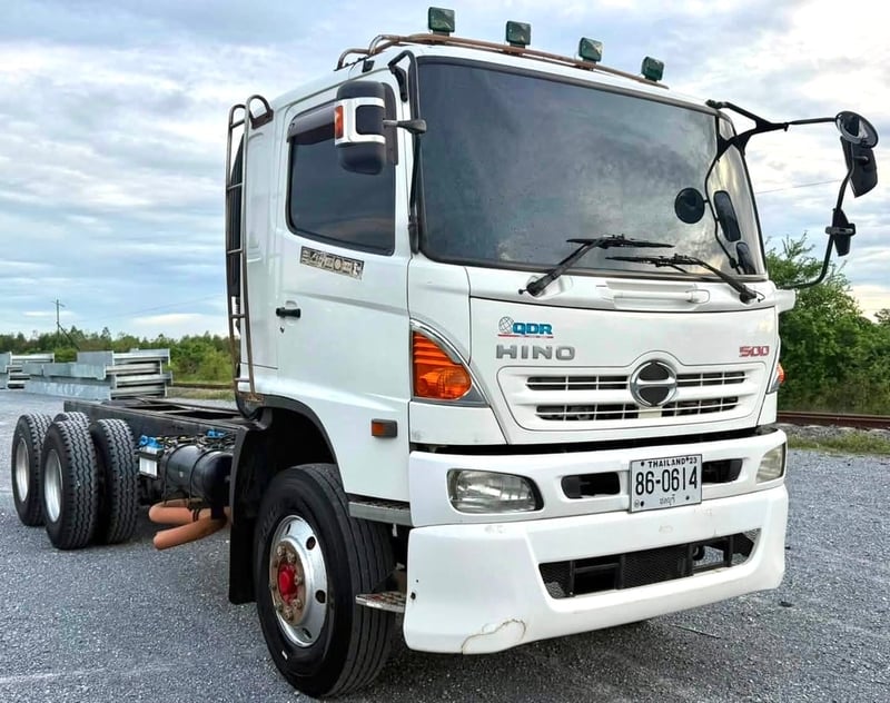 หัวคัสซี ฮีโน่FM1A 344ปี58 เดิมเป็นกะบะพื้นเรียบ 2เพลามีระบบลากพ่วง รถเดิมสีเดิมทั้งคัน ยางใหม่10เส้น หัวคัสซี ฮีโน่FM1A 344ปี58 เดิมเป็นกะบะพื้นเรียบ 2เพลามีระบบลากพ่วง รถเดิมสีเดิมทั้งคัน ยางใหม่10เส้น