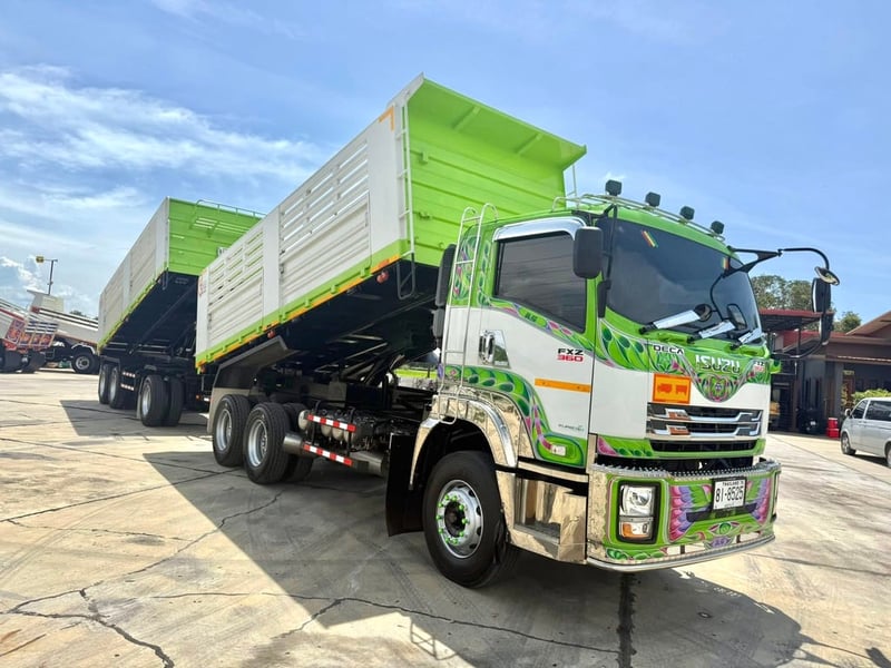 อีซุ Fxz 360ปี66 ดั้มสามมิตร ยางใหม่ วิ่งน้อยรถสวยพร้อมใช้ 