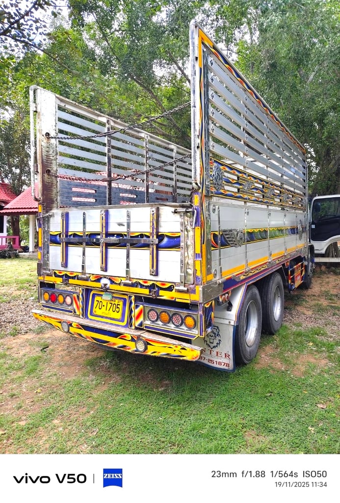 รถล่อง ฮีโน่ FL8j 260เพลาเดียวปี59 รถสวยเดิม Tel.0909758978ชายตู่