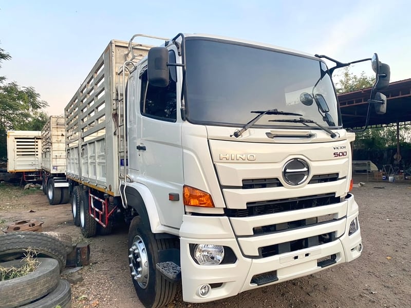 ฮีโน่ FM2P 380ปี64   ยางใหม่ 22 เส้น ไม่ดั้ม รถสวยเดิมพร้อมใช้ 