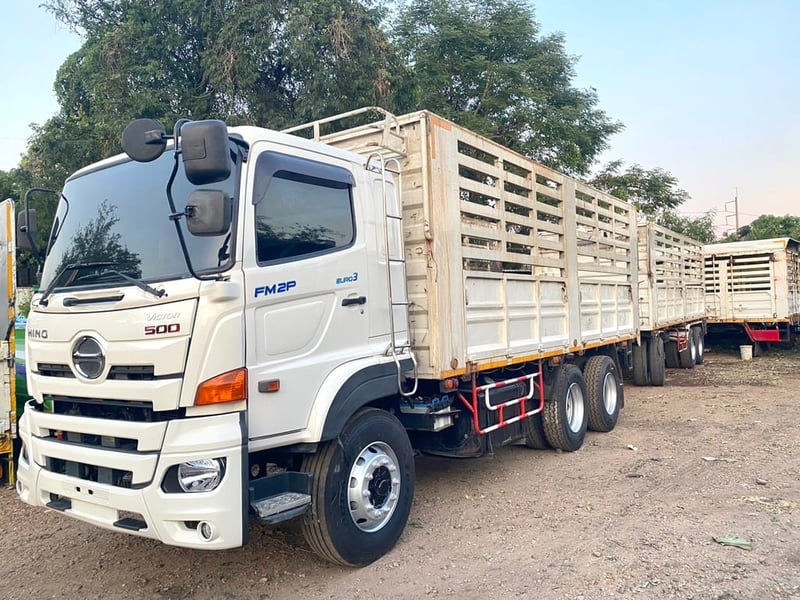 ฮีโน่ FM2P 380ปี64   ยางใหม่ 22 เส้น ไม่ดั้ม รถสวยเดิมพร้อมใช้ 