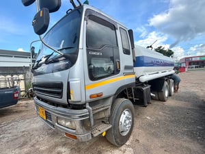 รถแท๊งค์น้ำ อีซุร๊อกกี้ เครื่อง6WA1 โบว์ 2เพลา ถัง16,000ลิตร มีระบบลากลูก รถพร้อมใช้ 