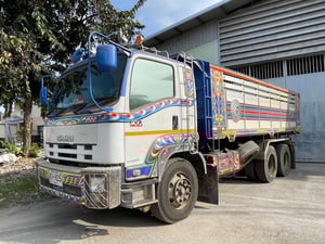 เข้าใหม่ อีซูซุ FVZ300.  เก่าเก็บปี 58 ดั้มอู่สุพรรณชัย รถสวยเดิม 