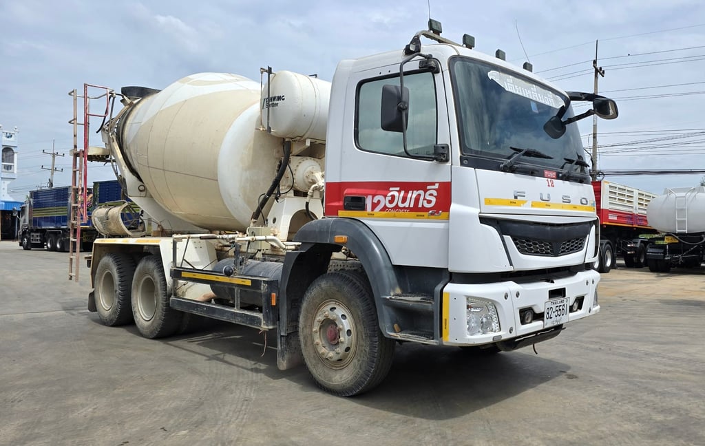 รถโม่ปูน ฟูโซ่280เเรง 2คันปี63 โม่7คิว รถพร้อมใช้  รถโม่ปูน ฟูโซ่280เเรง 2คันปี63 โม่7คิว รถพร้อมใช้