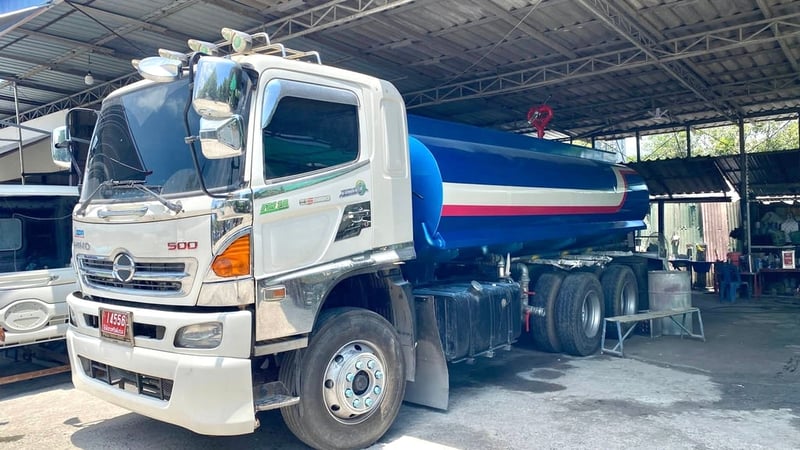 HINO FM 344ปี58 ถังใหม่ 15,000 ลิตร รถพร้อมใช้