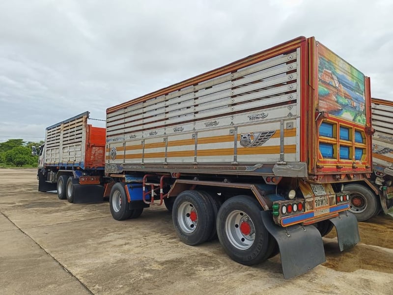  ฮีโน่FM3m 240 ดั้มเเม่+ลูก รถพร้อมใช้ สอบถามดัยคับ 