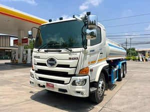 รถน้ำ ฮีโน่ FM8J 260ปี63 2เพลา ถังใหม่12,000 ลิตร รถสวยพร้อมใช้ 