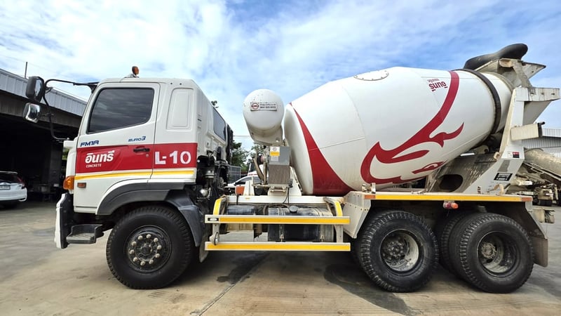 รถโม่ปูน ฮีโน344ปี63 4คัน ปี63 โม่7คิว รถพร้อมใช้ 