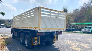 รถสิบล้อ Hino FM1A 344 ปี60 ดั้มสามมมิตร มีระบบลากพ่วง ยางใหม่ 10เส้น 